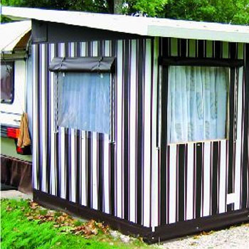 Dauerstandzelt Bodensee mit Holz oder Alu Pultdach